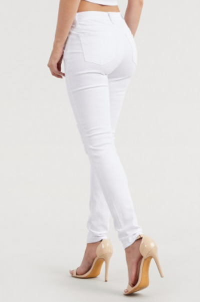 Judy Blue Jeans White Lace Patch Skinny