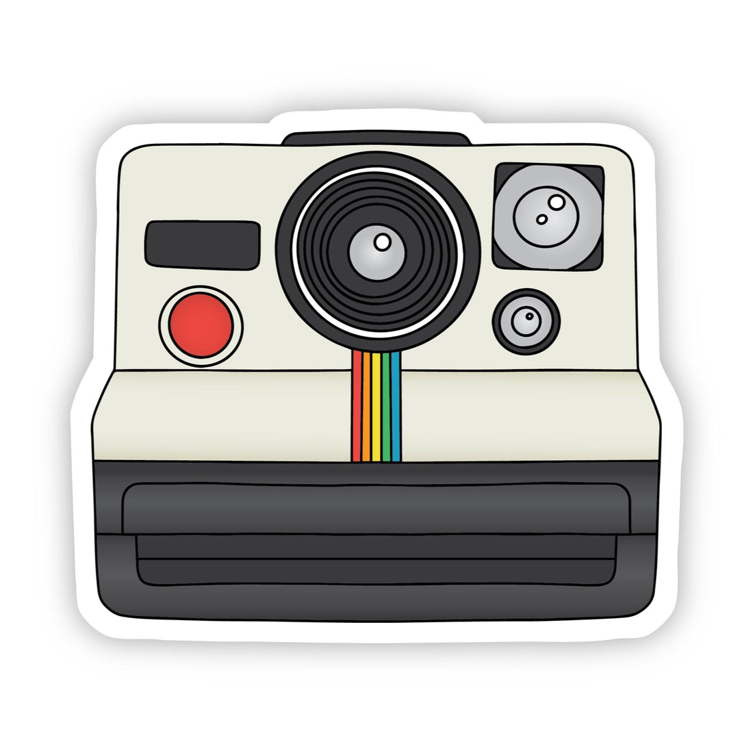 Vintage Instant Camera Sticker