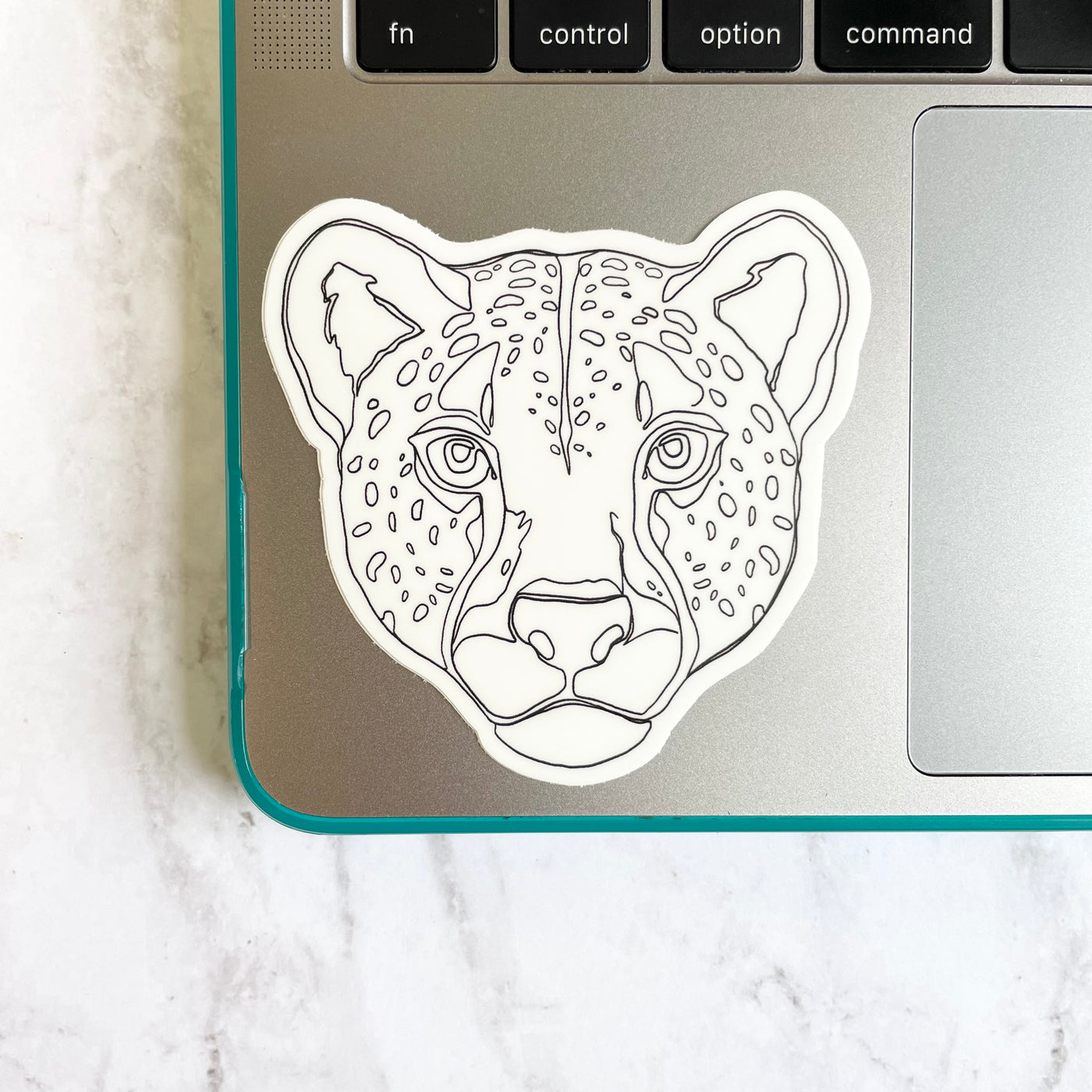 Cheetah Line Sticker