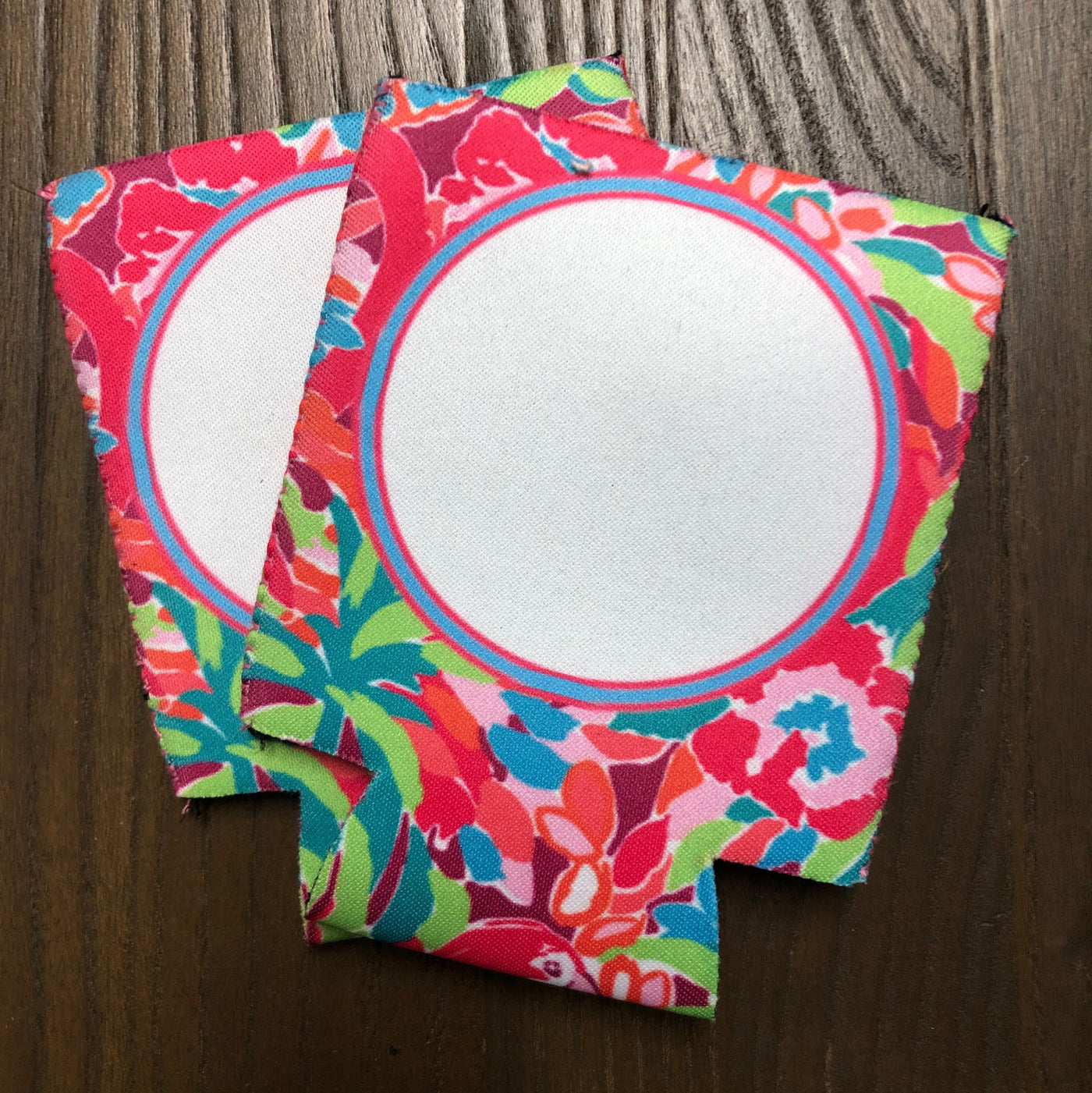 Preppy Pattern Monogram Can Insulator