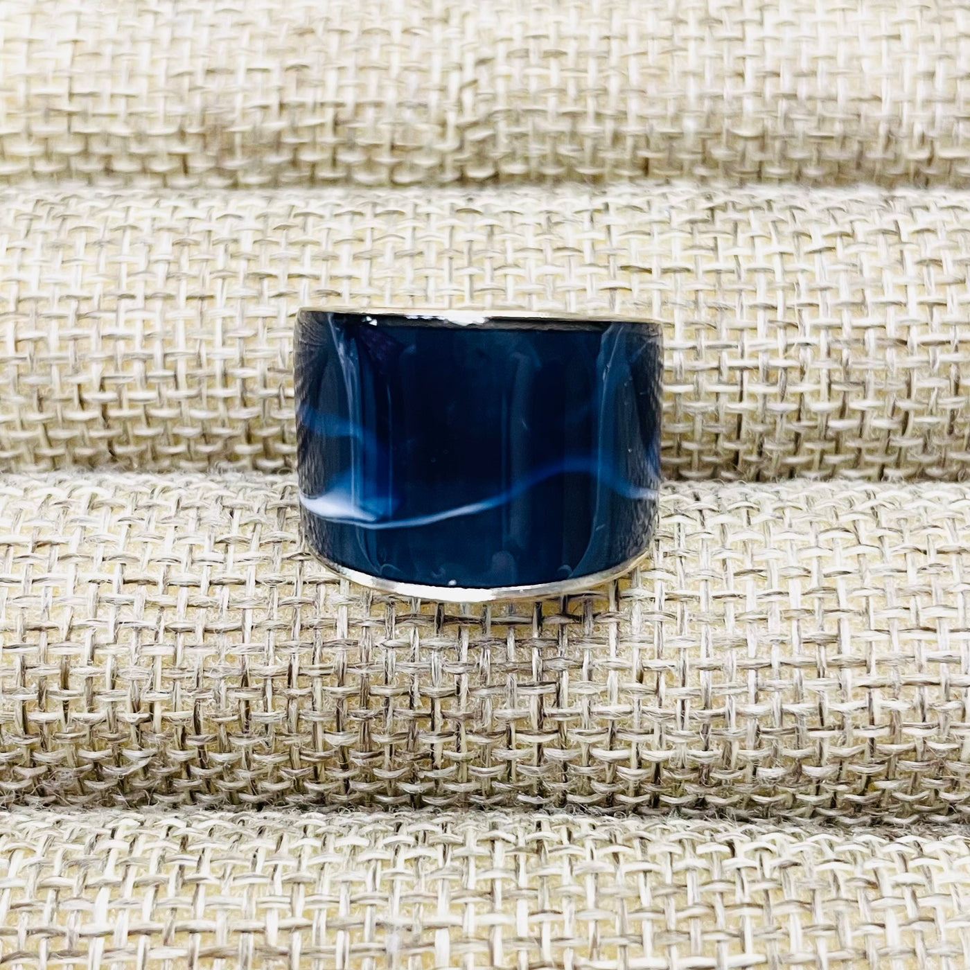 Gold & Blue Cuff Ring