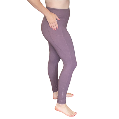 Dark Mauve Butter Leggings with Reflectors