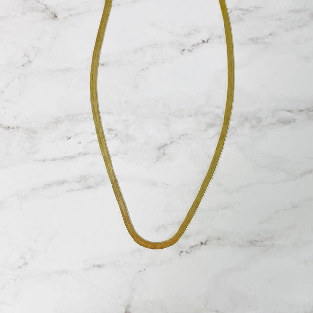 Gold Snake Chain 4mm Necklace
