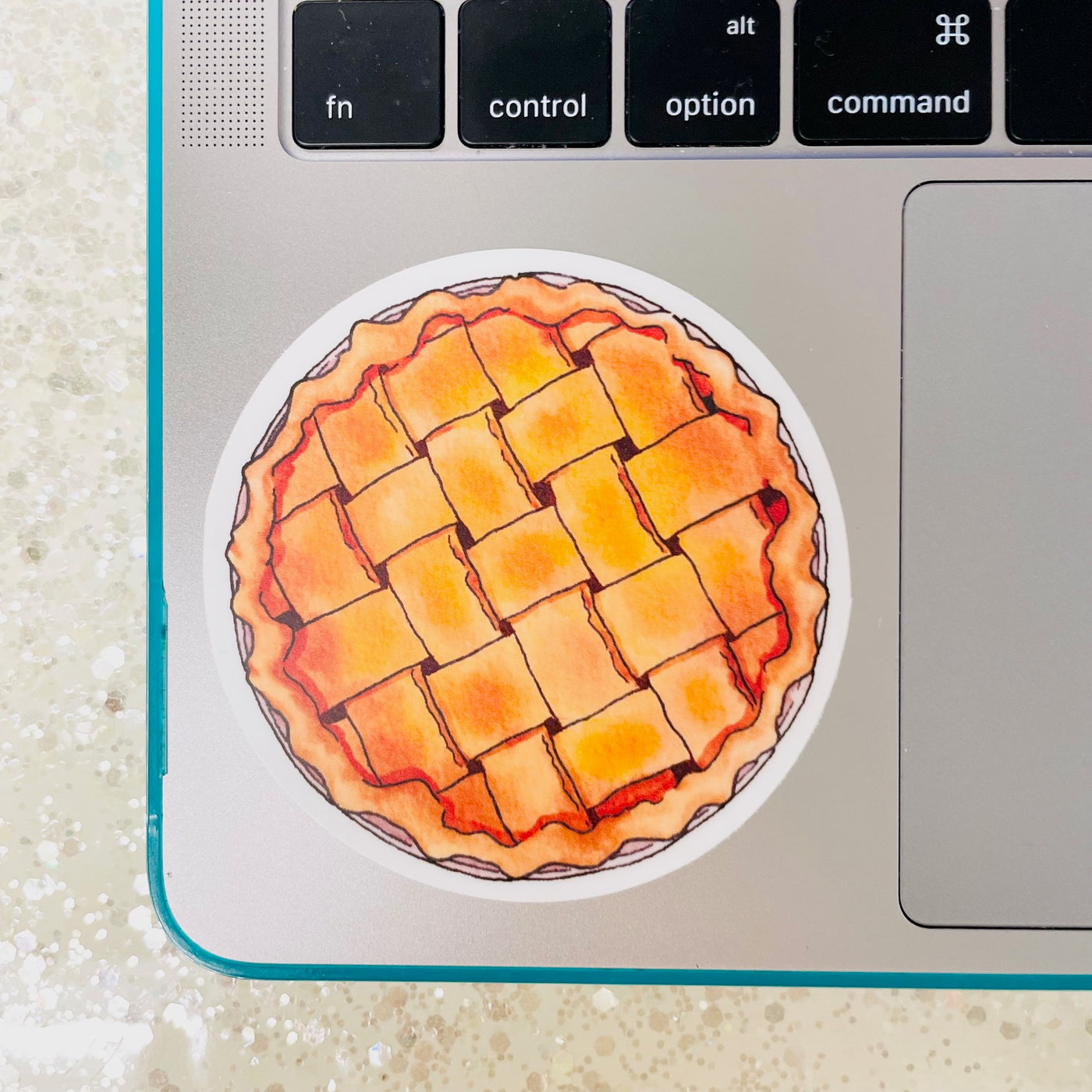 Apple Pie Watercolor Sticker