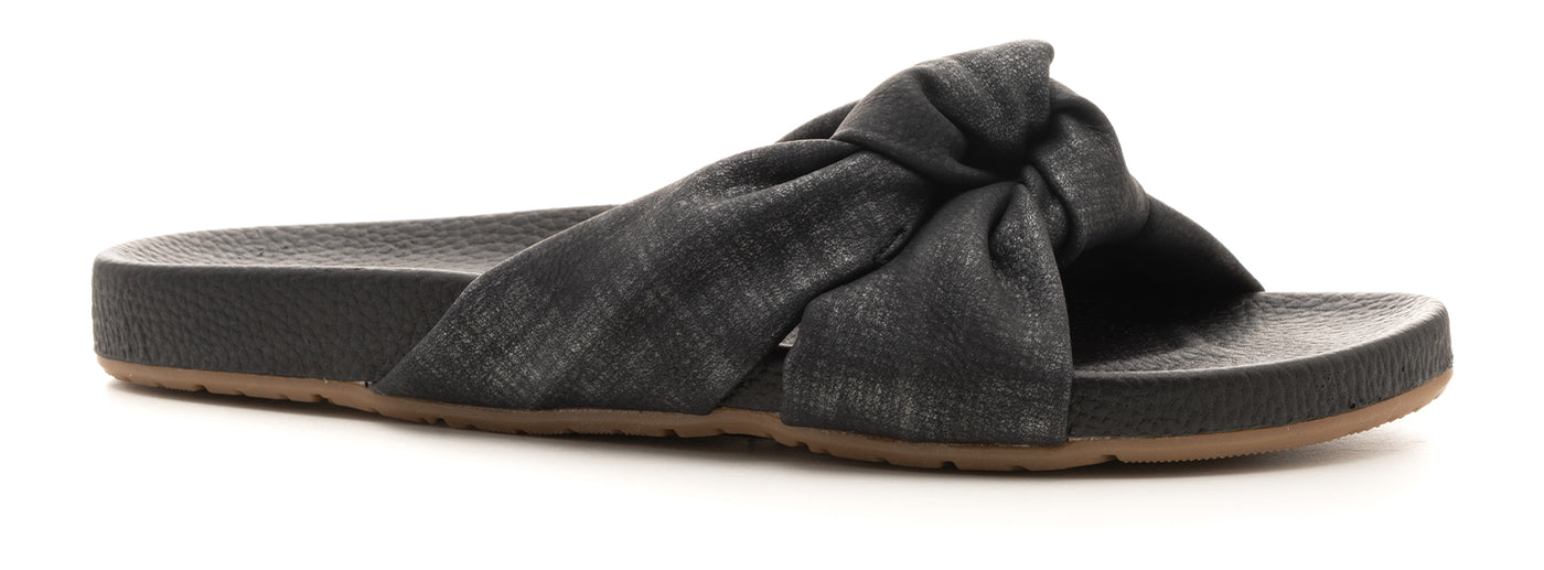 Black Metallic Corkys Footwear Staycation Sandal