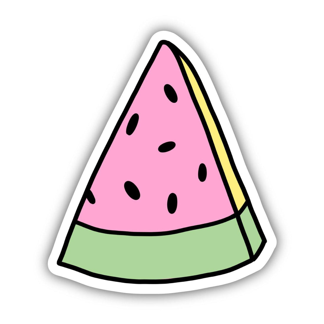 Multicolor Watermelon Aesthetic Sticker