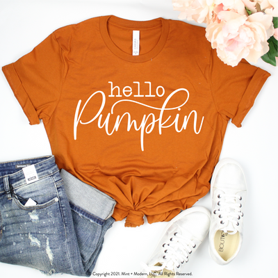 Hello Pumpkin Fall Shirt