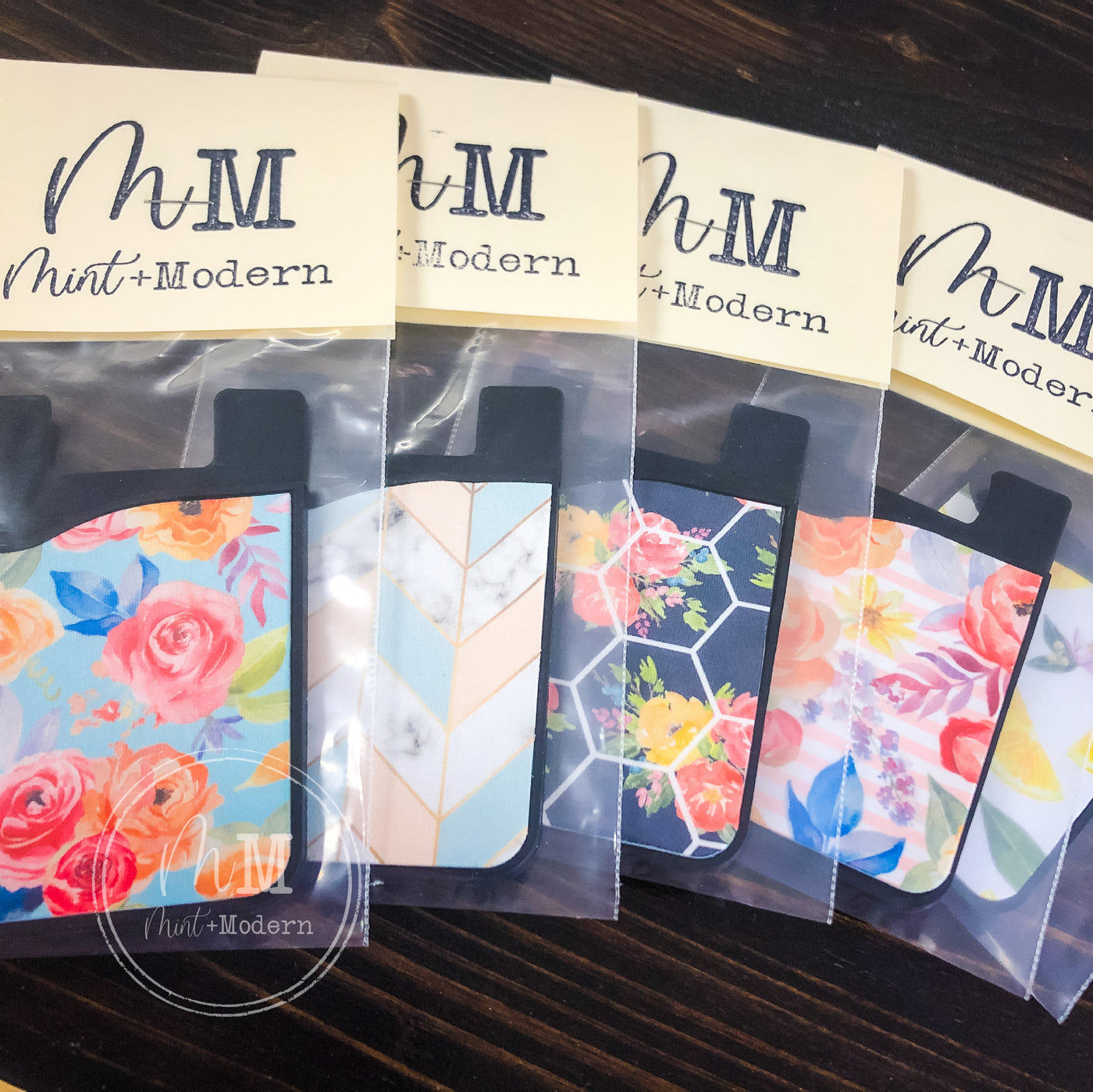 Floral Striped Phone Caddy