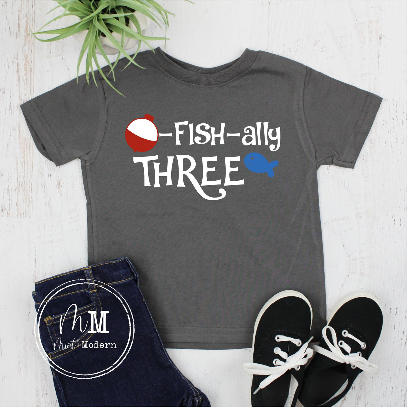 O-Fish-ally Three Toddler Birthday Shirt - Third Birthday Shirt