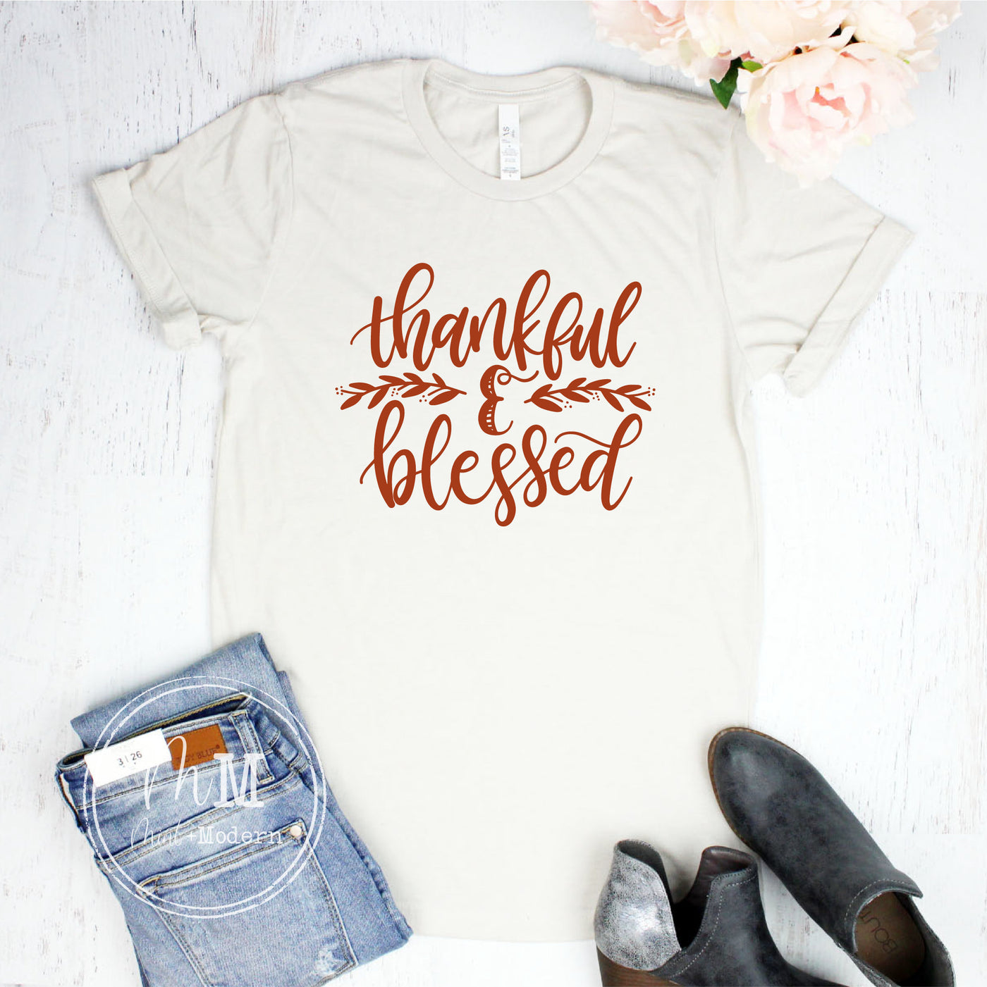 Thankful and Blessed Shirt - Thanksgiving Shirt