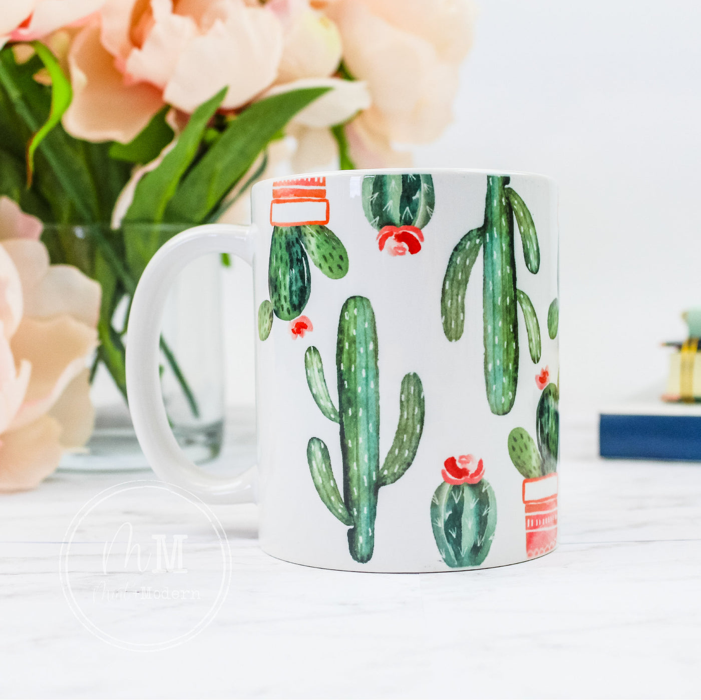 Cactus Ceramic Coffee Mug 11oz