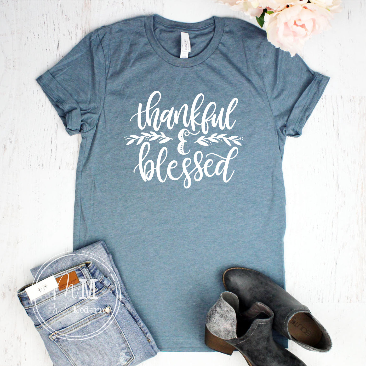 Thankful and Blessed Shirt - Thanksgiving Shirt