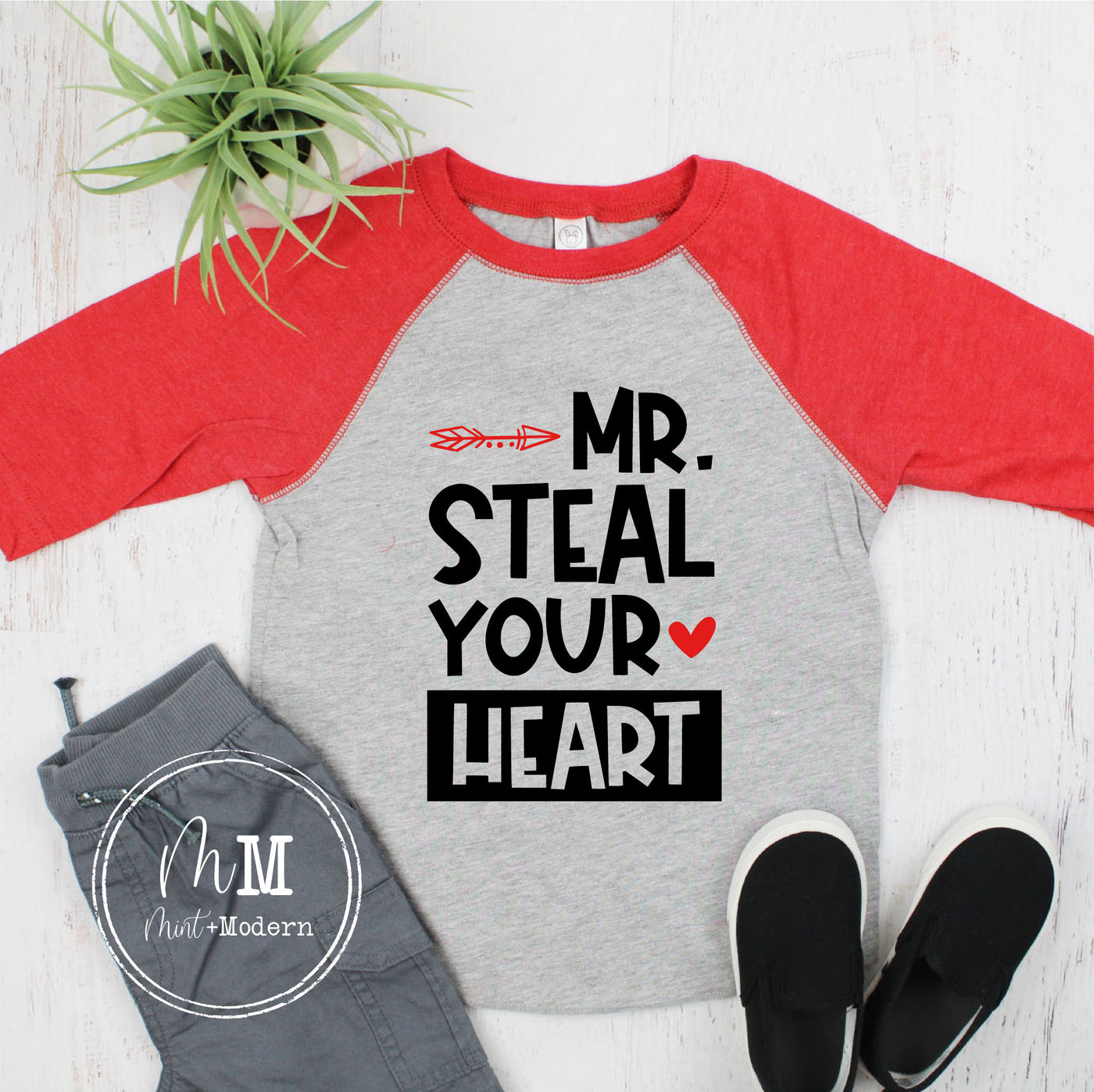 Mr. Steal Your Heart Raglan