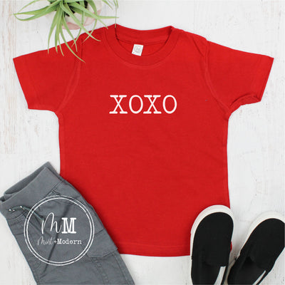 Hugs and Kisses XOXO Valentine's Day Shirt - Toddler Valentine's Day Shirt