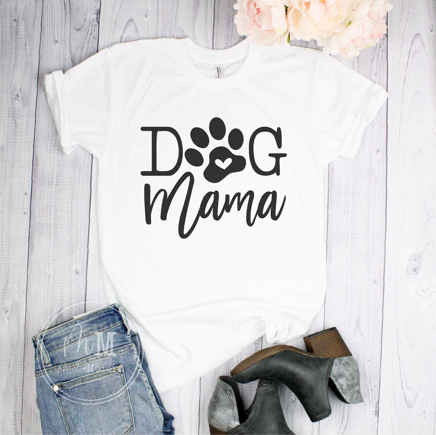 Dog Mama Tee - Dog Mama Shirt - Animal Lover Shirt - Fur Mama