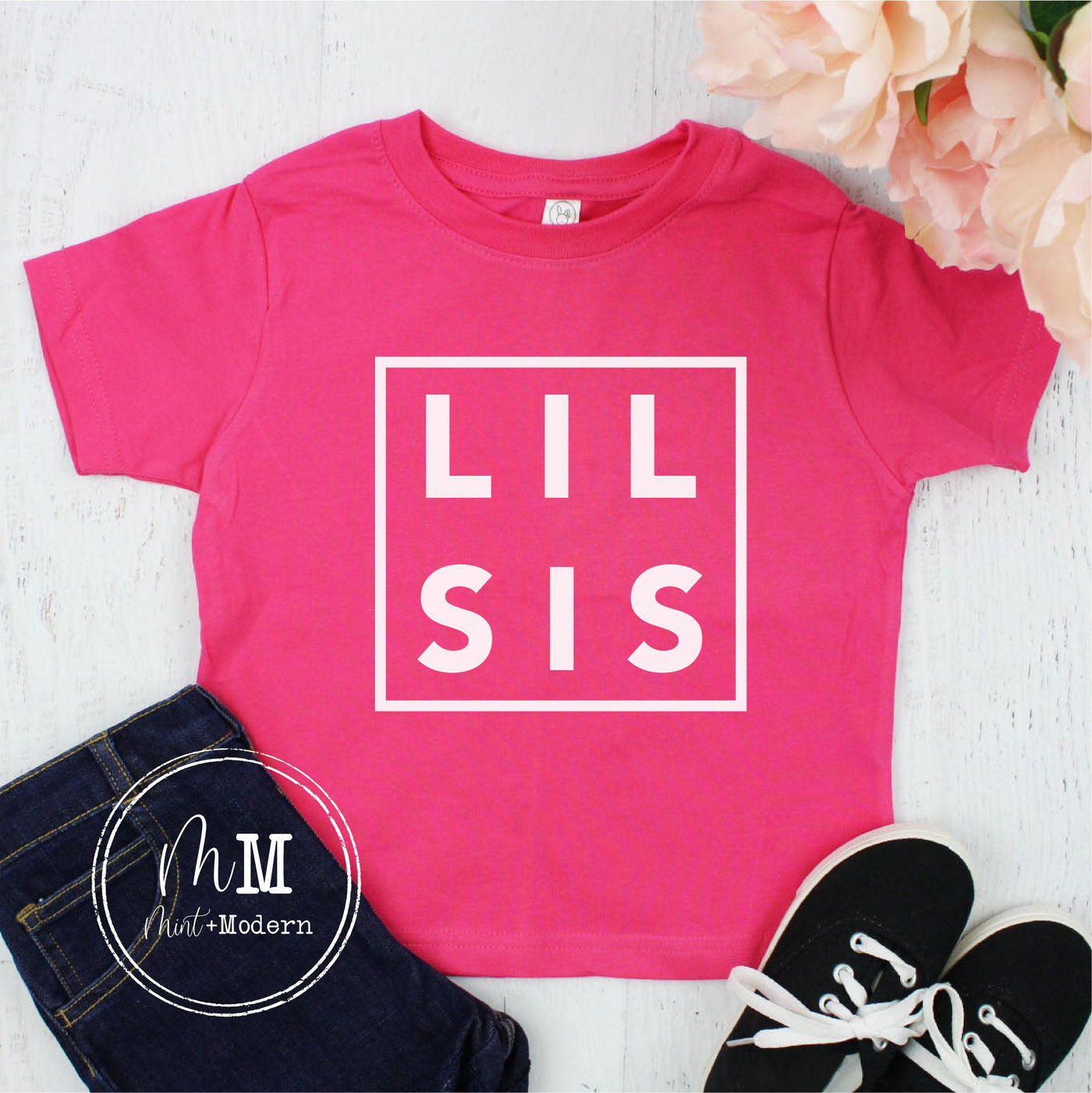 Little Sister Shirt - Birth Announcement Shirt - Lil Sister