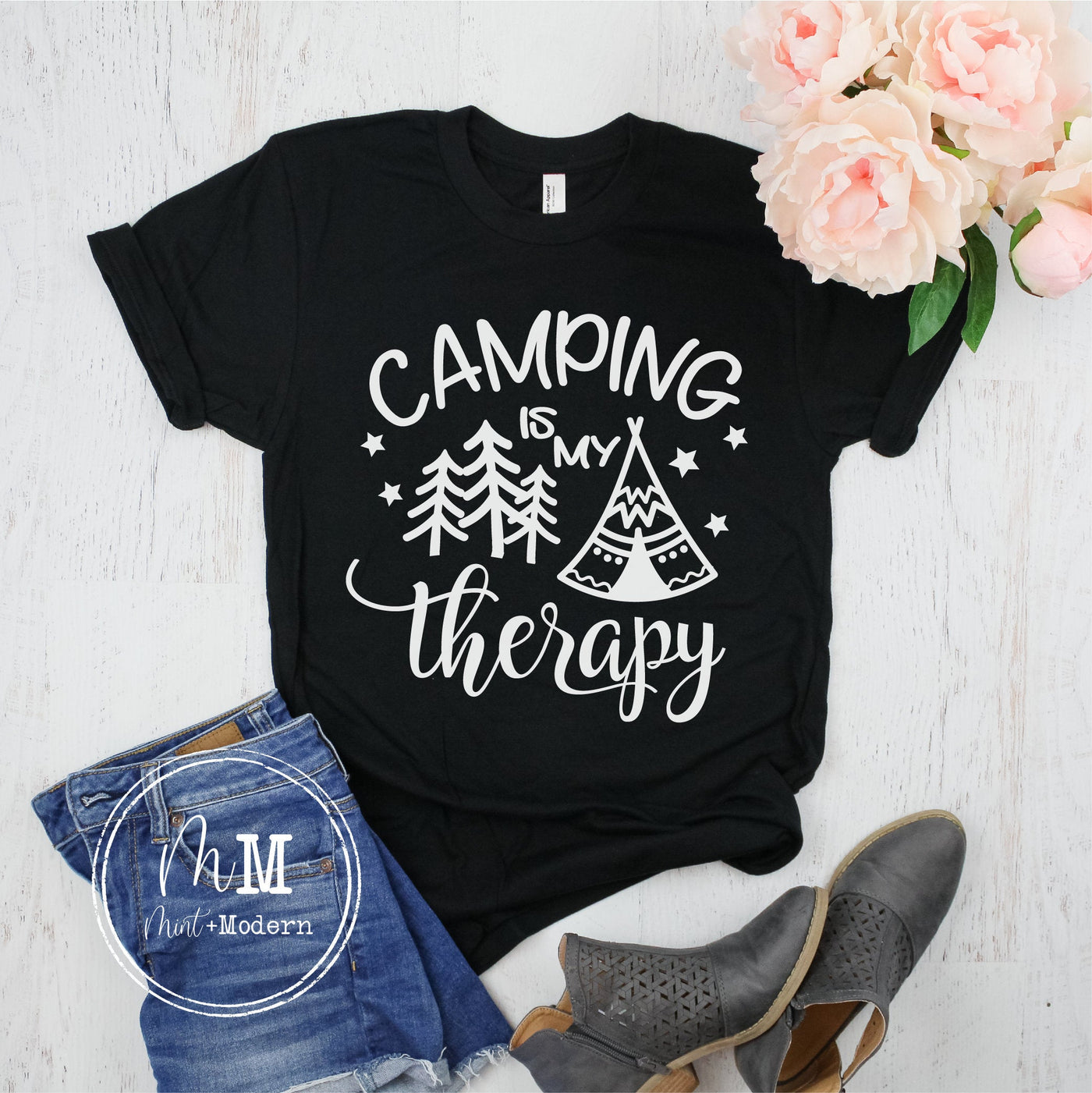Camping Is My Therapy Shirt - Camping Tee