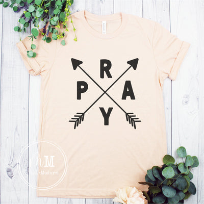 Pray Shirt - Arrow Religious Tee