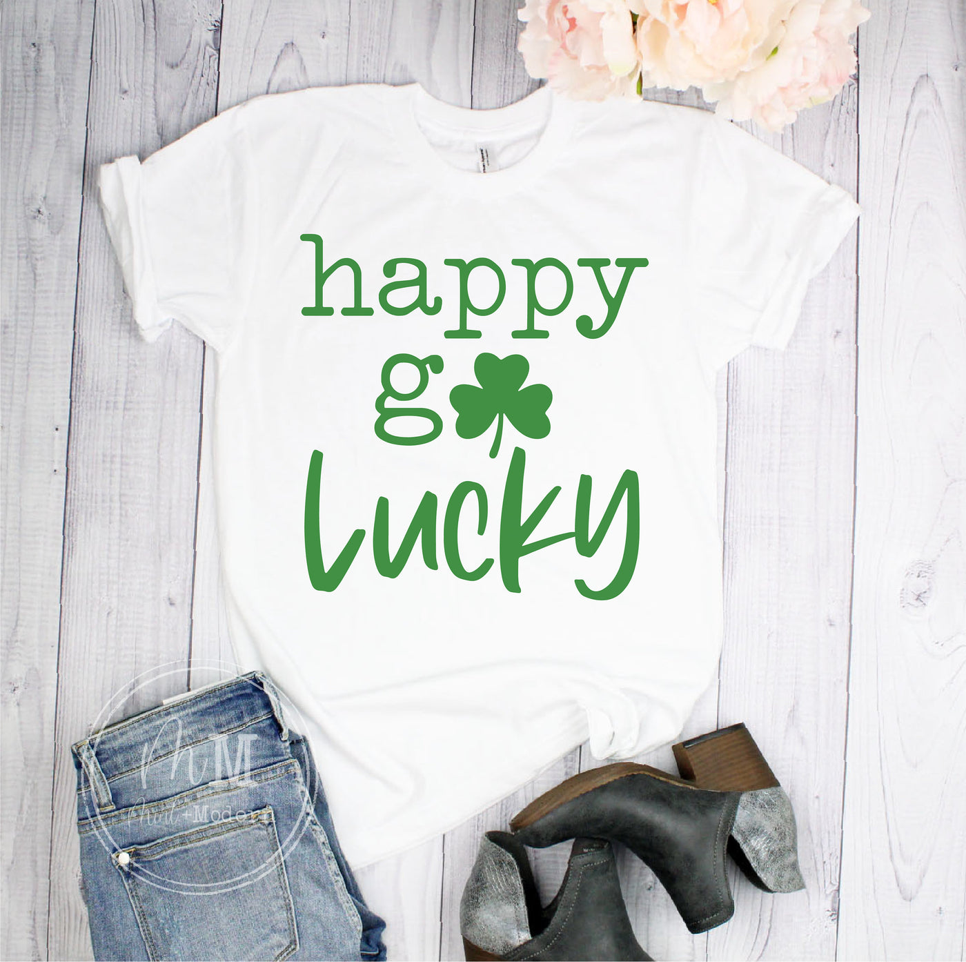Happy Go Lucky St Patricks Day Shirt - Unisex Soft Shirt