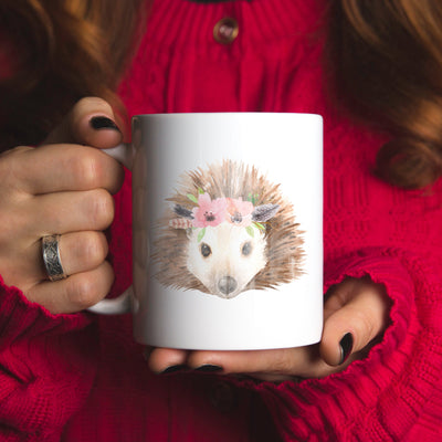 Hedgehog Ceramic Coffee Mug 11oz