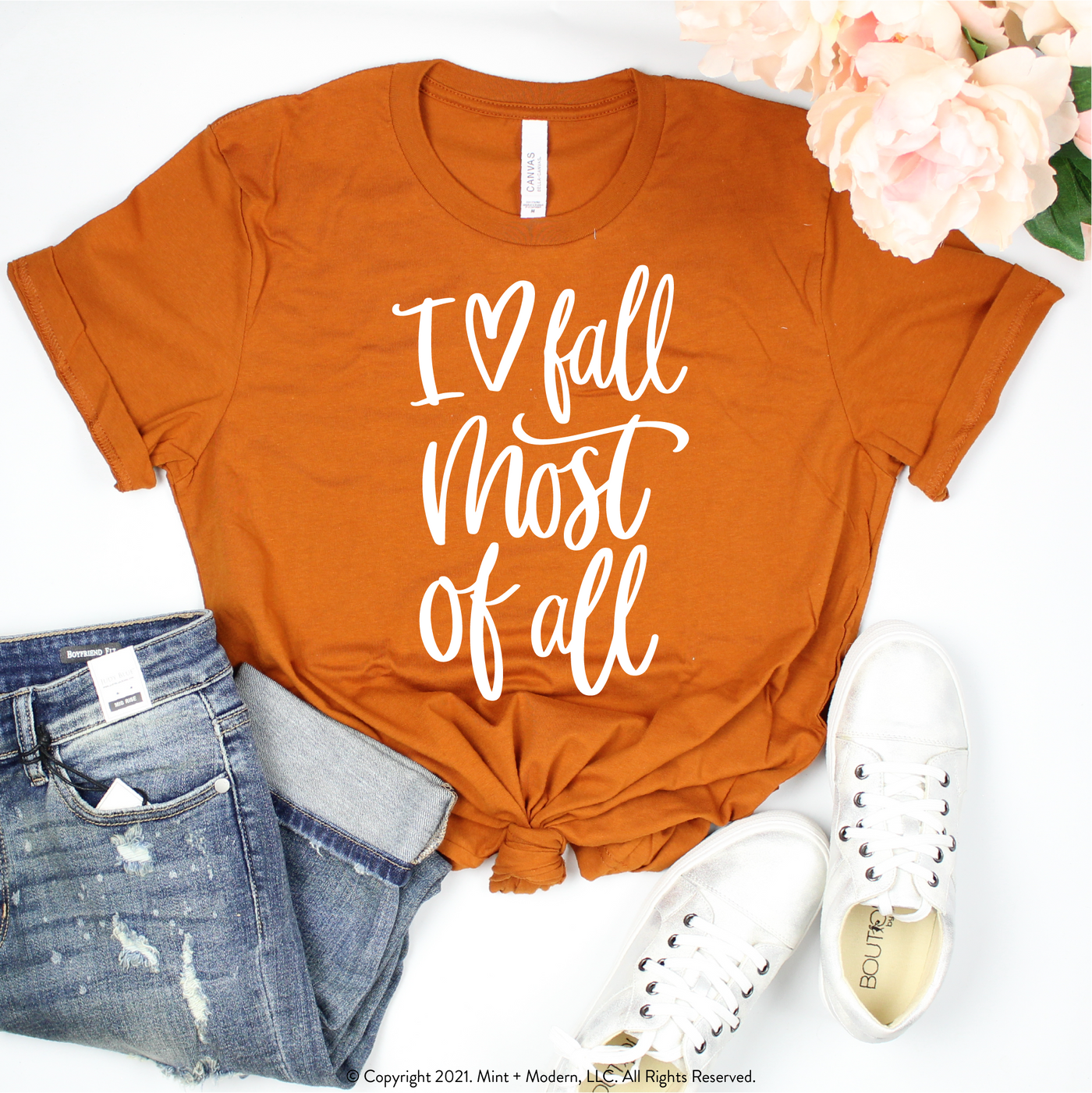 I Love Fall Most of All Shirt