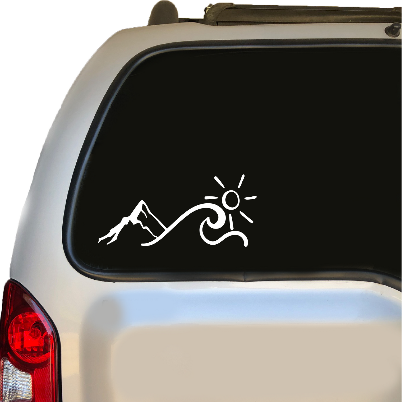 Land to Sea Mountain Wave Decal