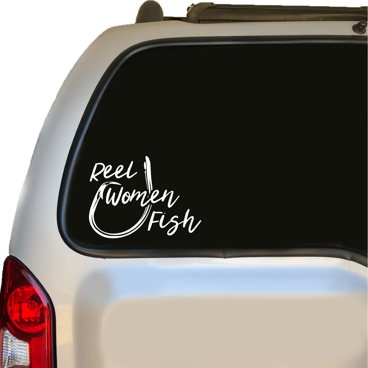 Reel Women Fish Decal